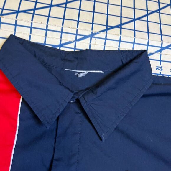 Du Pont Motorsport Button Up Shirt Embroidered Gordon Mechanic Moto - Picture 6 of 8